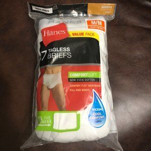 Hanes Men's Tagless No Ride Up Briefs with Comfort Flex Waistband 7-Pack